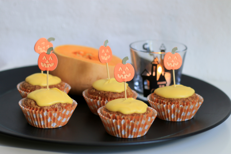 butternut pumpkin muffins Kürbis-Muffins