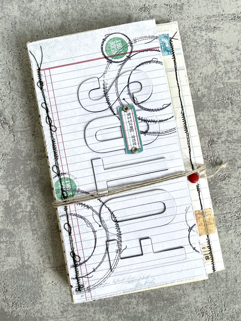 File Folder Mixed Media Minibook
