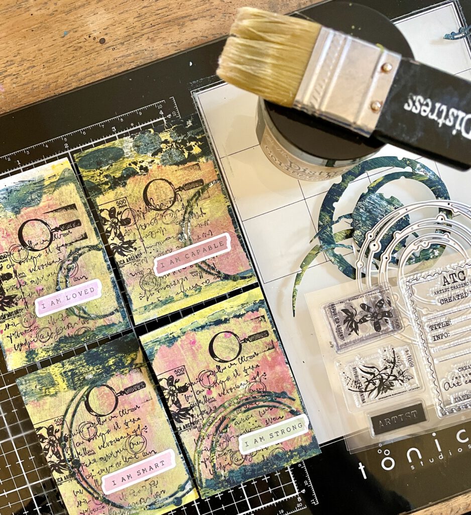 Artist Trading Cards Mixed Media ATCs