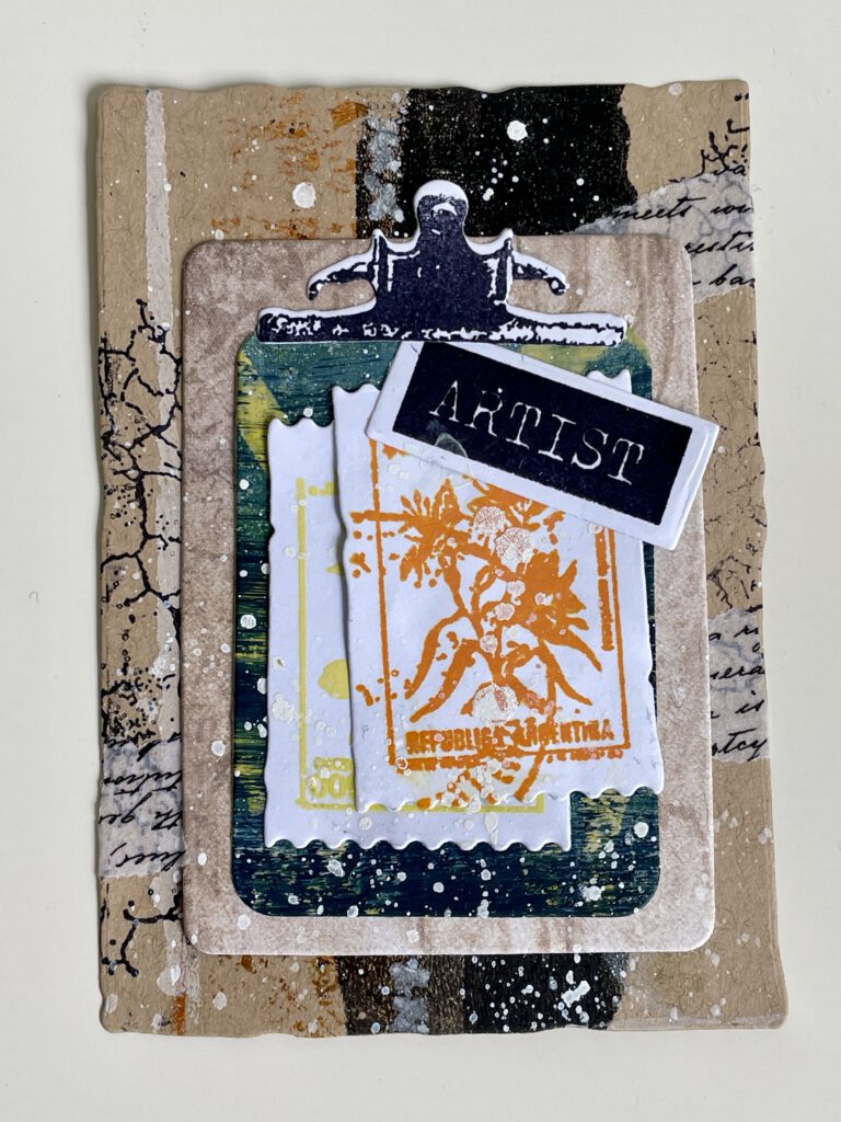 Artist Trading Cards Stempel und Stanze Studio Light